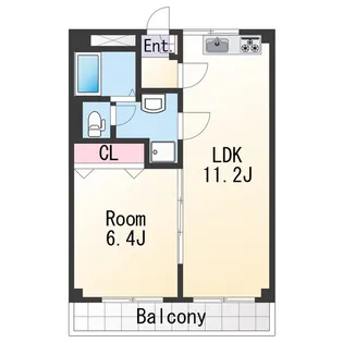 箕西マンション【2階】の間取り