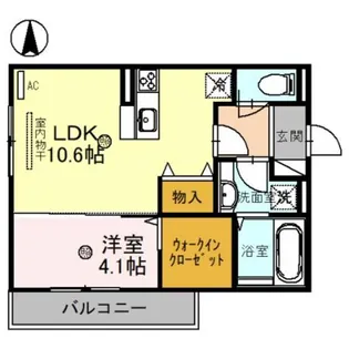 D−room N.大谷Ⅱ【3階】の間取り