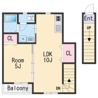 TJ内原【2階】の間取り