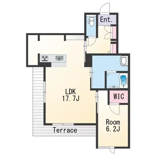 アリエス十三番丁【1階】の間取り