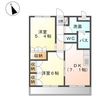 彩城B【1階】の間取り