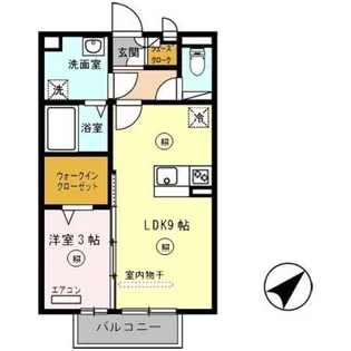 モンターニュ コアラ【2階】の間取り