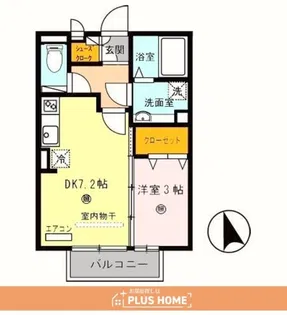 メゾン・ド・クレール【2階】の間取り
