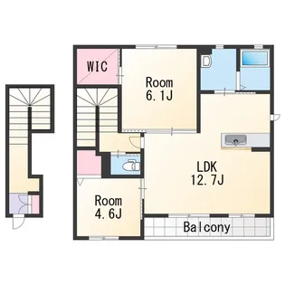 シャーメゾン縁【2階】の間取り