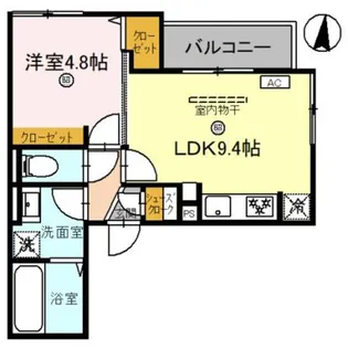 D−Luce黒田−EAST(ディールーチェ)【3階】の間取り