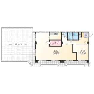 末吉ビル黒田【5階】の間取り