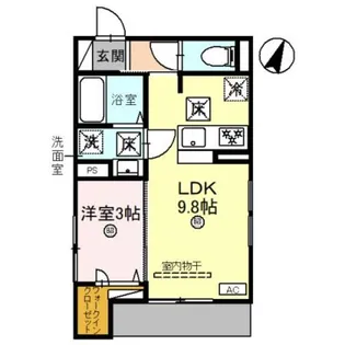 D−Luce 秋月【1階】の間取り