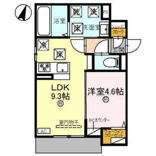 D−Luce 秋月【1階】の間取り