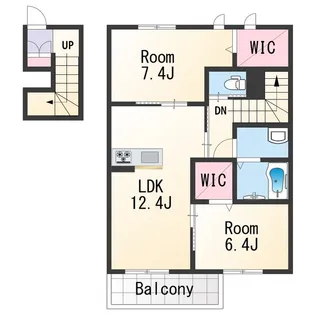 シャーメゾン浜の宮【2階】の間取り