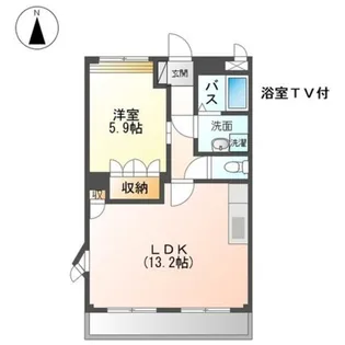 リュミエール【2階】の間取り