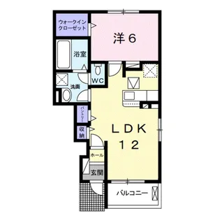 ルフナ Ⅱ【1階】の間取り