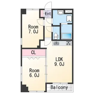 カサ・デ・西かのだ【3階】の間取り