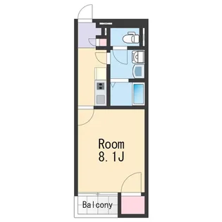 1Kの間取り画像