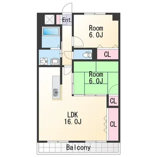 パティナF【1階】の間取り