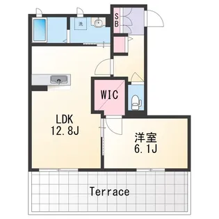 シャーメゾンふじいⅠ【1階】の間取り