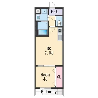 シャルマンフジ和歌山駅前【3階】の間取り