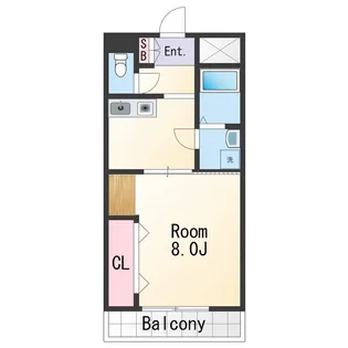 アバンセα【3階】の間取り