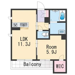 BEREO HIKO−U太田【1階】の間取り