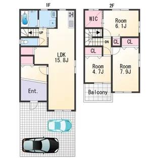 和歌山県和歌山市西高松2丁目【一戸建】の間取り