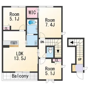 MAST COURT秋葉【2階】の間取り