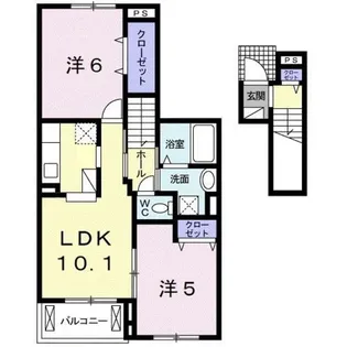 セイバリーブリーズ【2階】の間取り