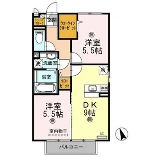 シャローズ【2階】の間取り