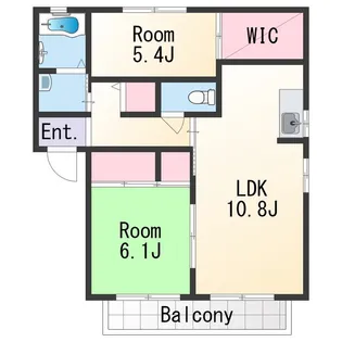 クインテット E【1階】の間取り