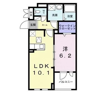 プラージュ【1階】の間取り