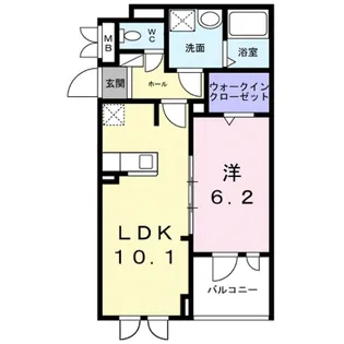 プラージュ【2階】の間取り