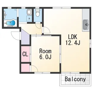 フォーレス有本【1階】の間取り