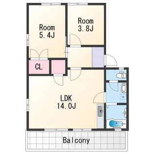 ラ.サルデーヌ【1階】の間取り
