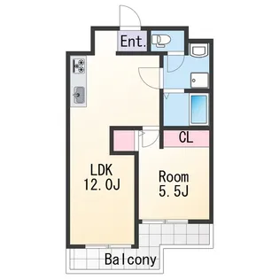 メゾンKITSUNEJIMA【4階】の間取り