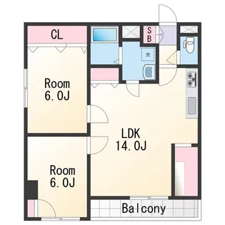 パルム加納【3階】の間取り