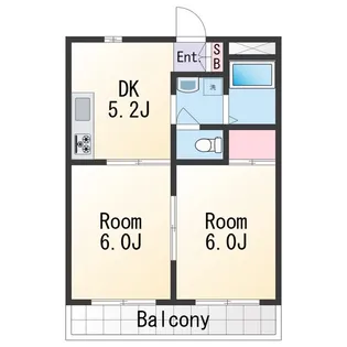 マンション本町【1階】の間取り