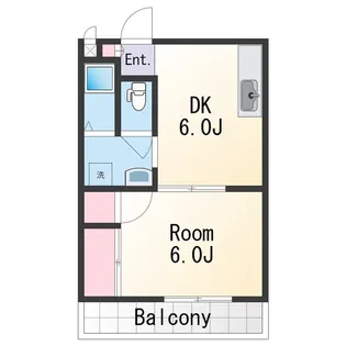 マンション本町【2階】の間取り