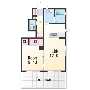 シャーメゾン和歌川【1階】の間取り