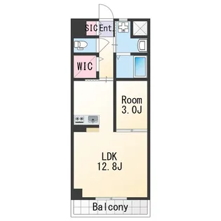 Wisteria広道【2階】の間取り