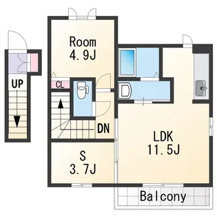 シャーメゾン和【2階】の間取り
