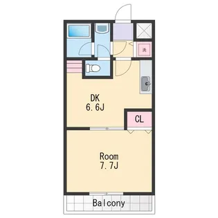セゾン湊【2階】の間取り