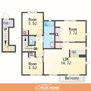 ディアスAKIHO【2階】の間取り