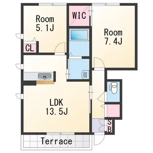 MAST COURT秋葉【1階】の間取り