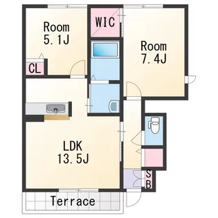 MAST COURT秋葉【1階】の間取り