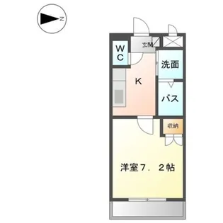 レジデンス塩屋【2階】の間取り