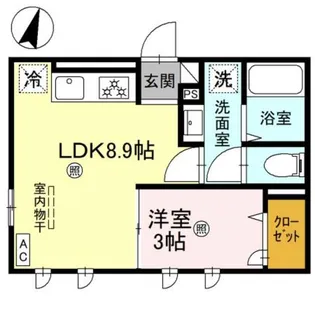 D−grace秋月【2階】の間取り