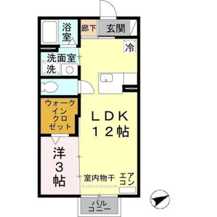 パインズコートⅡ【2階】の間取り