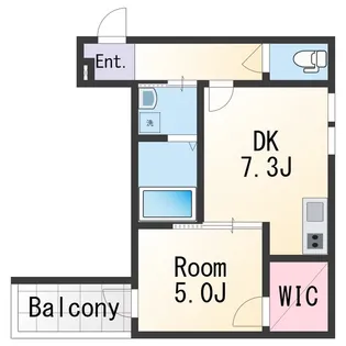 フジパレス城北Ⅲ番館【2階】の間取り