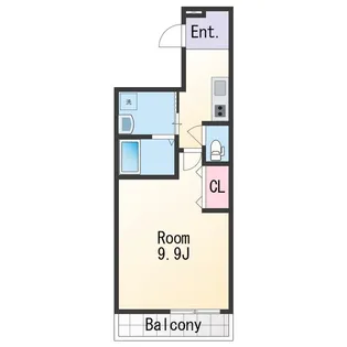 フジパレス新通【2階】の間取り