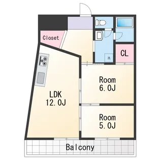 ラピュタ宮前【5階】の間取り
