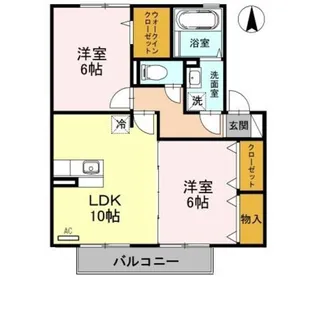 コートダジュール嶋【2階】の間取り