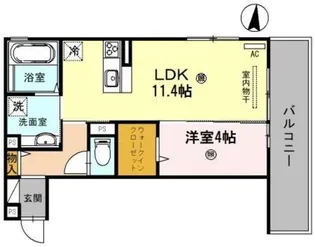 D−room東公園【2階】の間取り